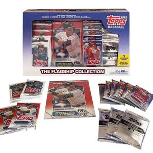 2023 Topps Baseball Flagship Collection Series 1 2 & Update EXCLUSIVE SEALED BOX